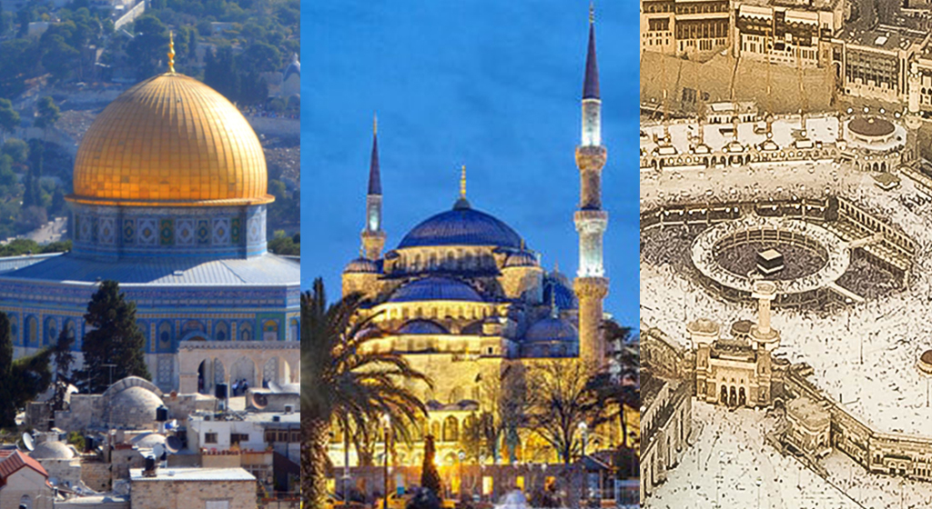 The Three Holy Mosques in the world